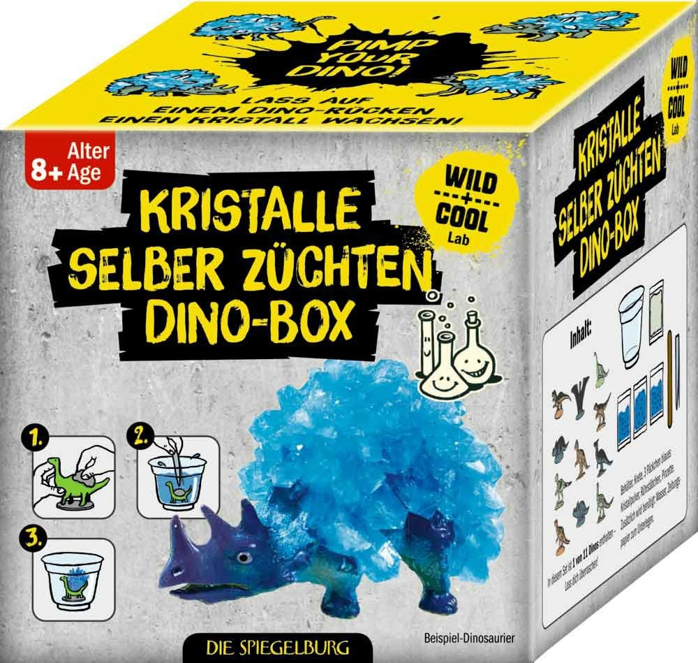 Wild + Cool Lab Kristalle selber züchten Dino-Box