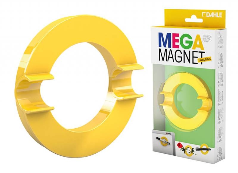 Dahle Mega Magnet XL Circle gelb