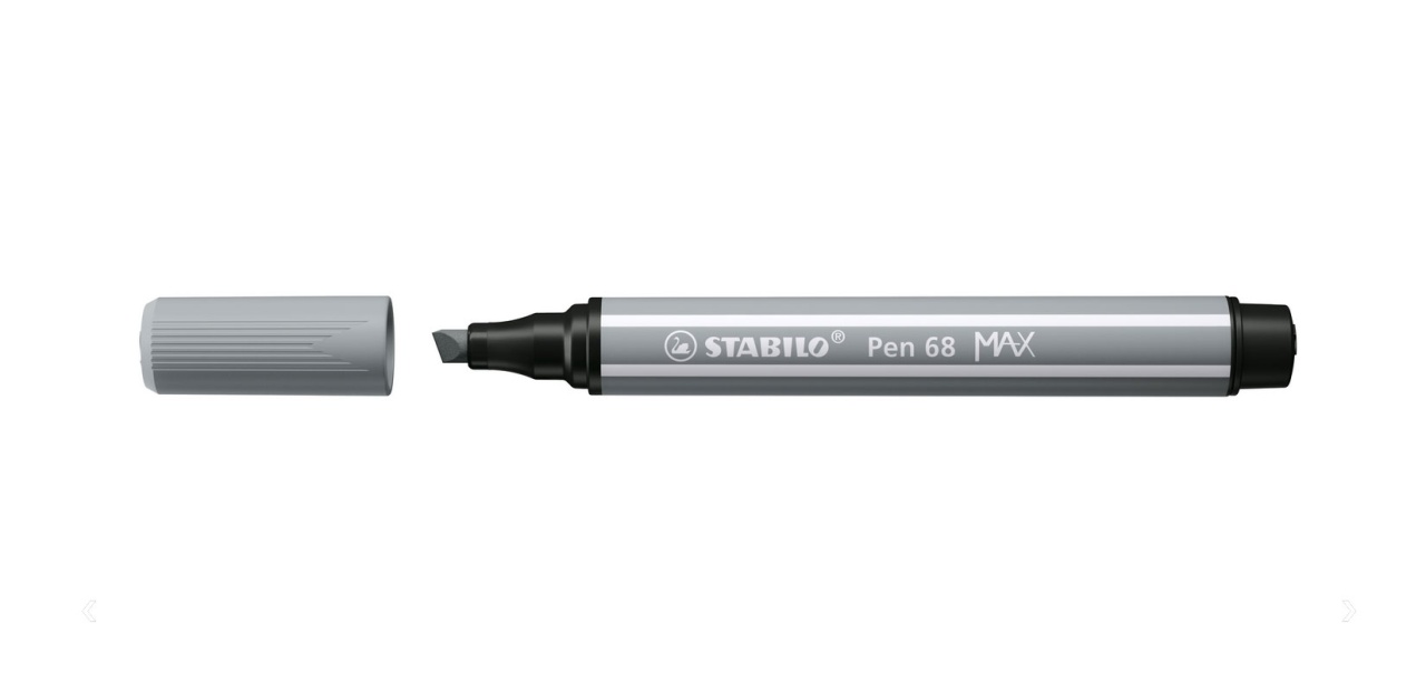 Stabilo Pen 68 MAX mittelgrau