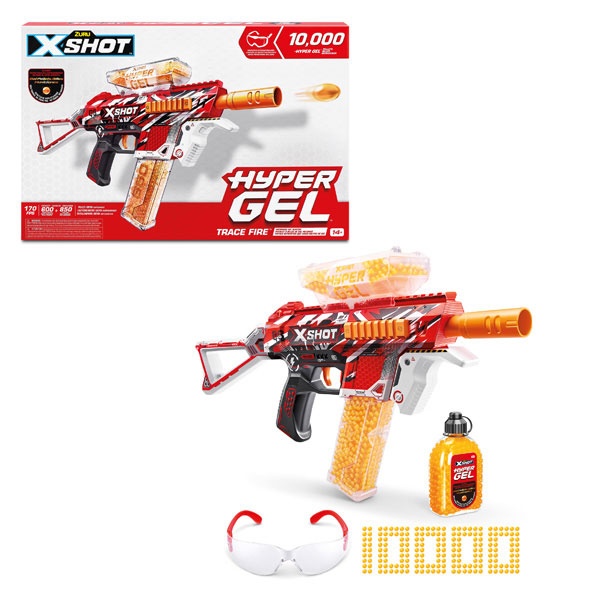 Zuru - X-Shot - Hyper Gel-Blaster Trace Fire 10000 Gelkugeln