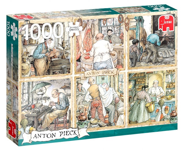 Jumbo Puzzle Premium Anton Pieck Handwerker 1000 Teile