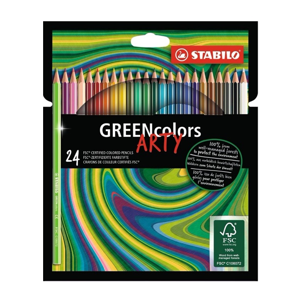 Stabilo Greencolors 24er Etui ARTY