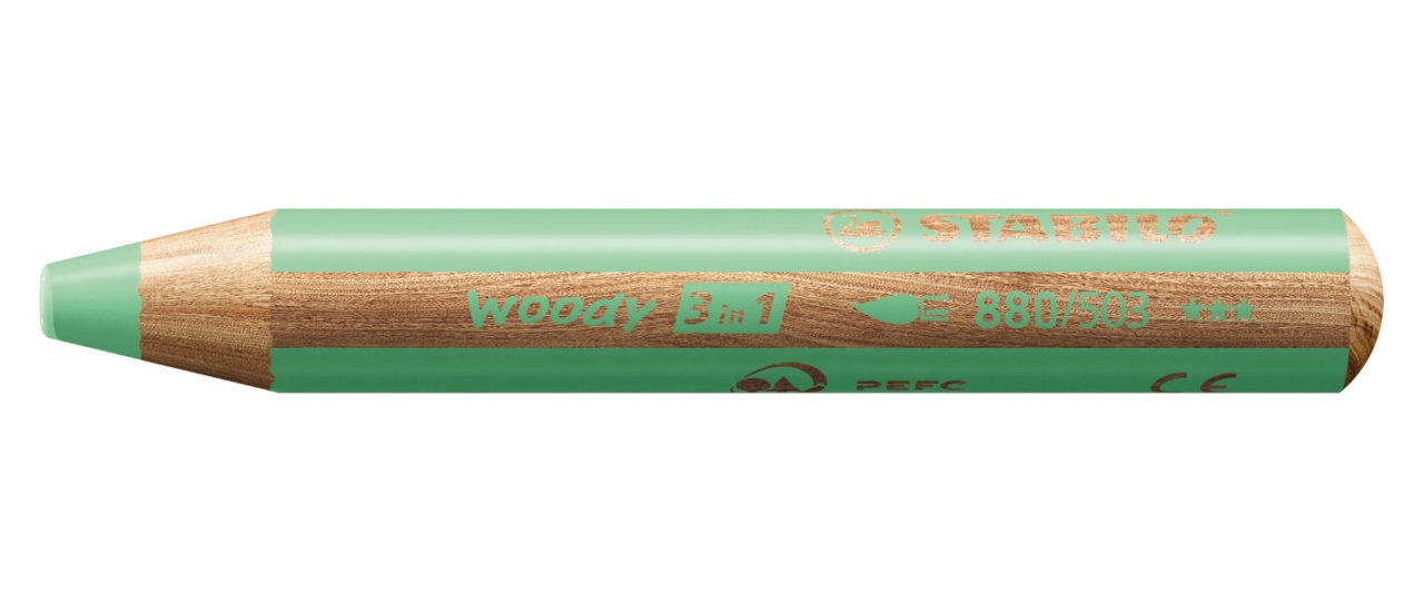 Stabilo woody Multitalent-Stift Pastel grün