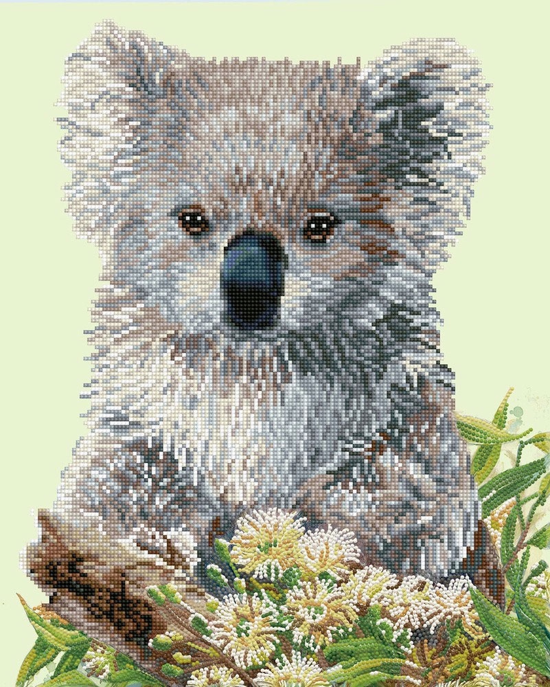 Diamond Dotz Koala and Eucalyptus Blossom