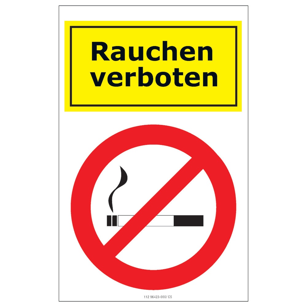 Etiketten -Rauchen verboten-