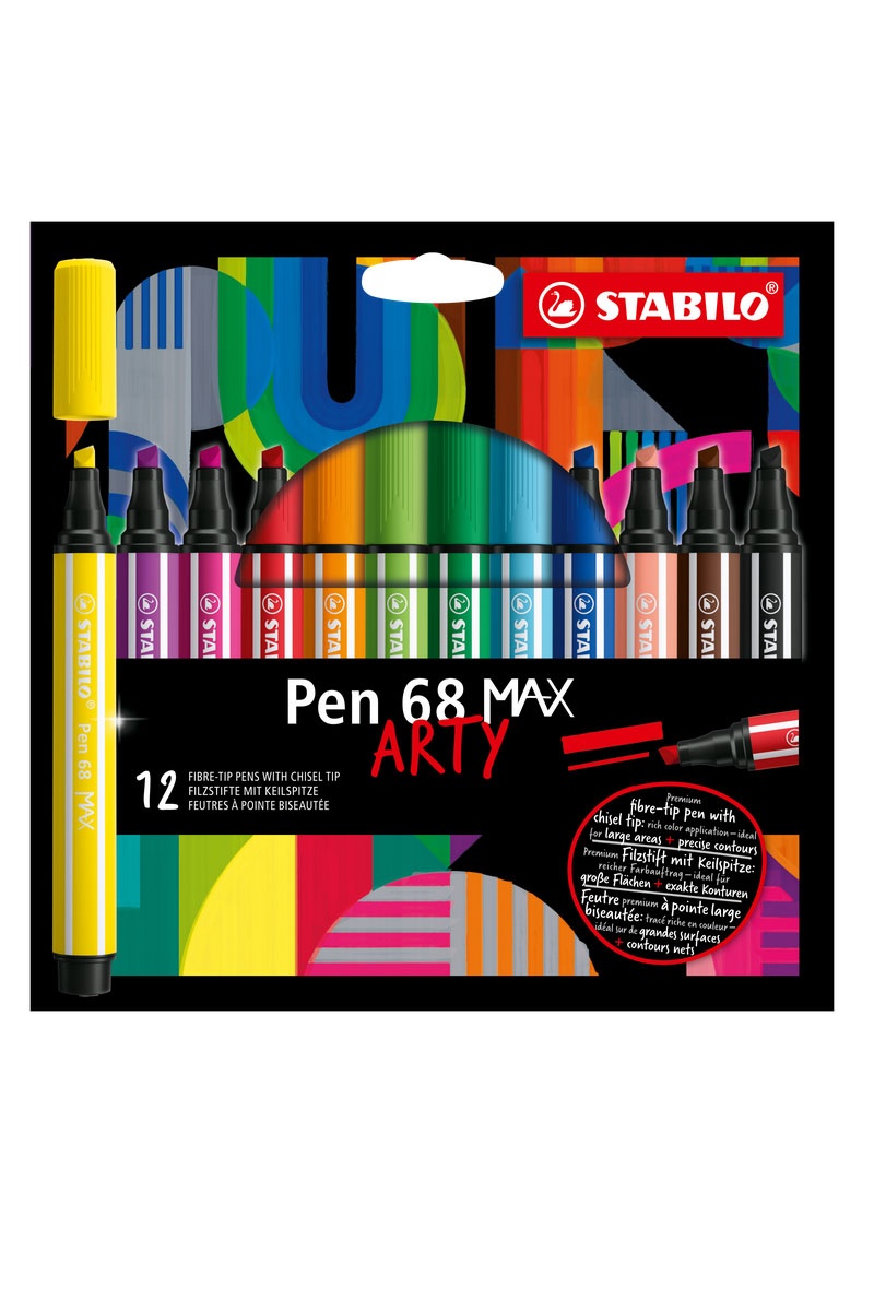 Stabilo Pen 68 MAX 12er ARTY