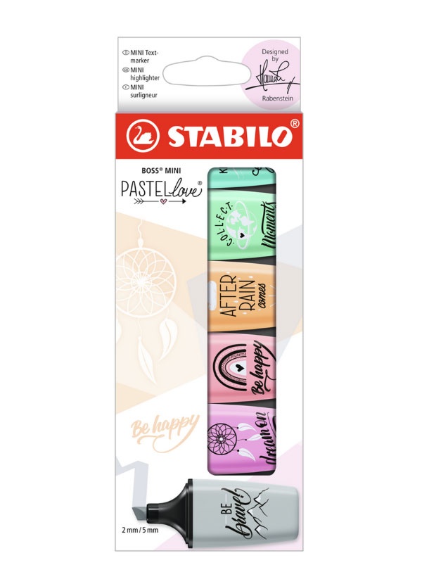 Stabilo Boss mini pastell 6er Pack