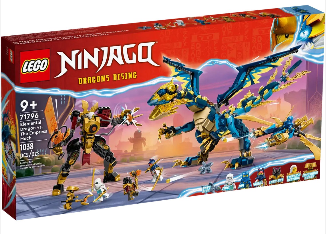 Lego Ninjago 71796 Kaiserliches Mech-Duell geg. Elementardr.