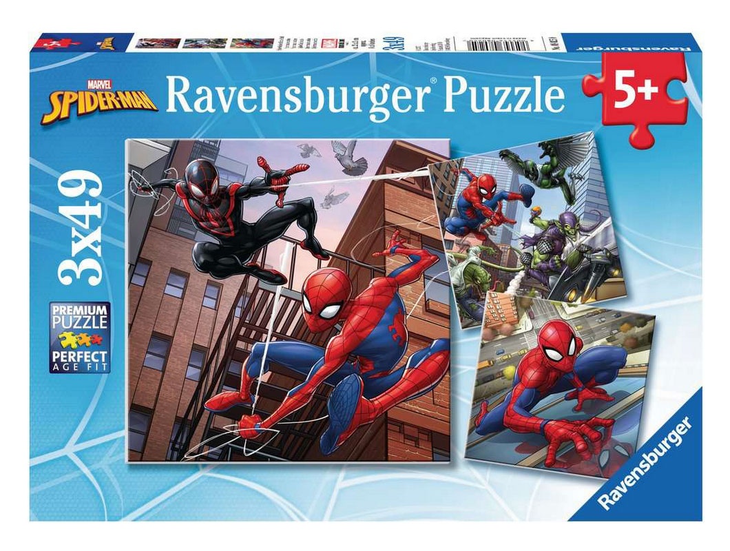 Ravensburger Puzzle 08025 - Spider-Man beschützt die Stadt