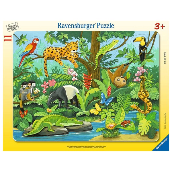 Ravensburger Puzzle Tiere im Regenwald