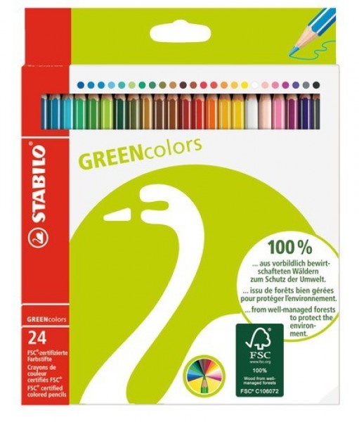Stabilo GREENcolors 24 Stück