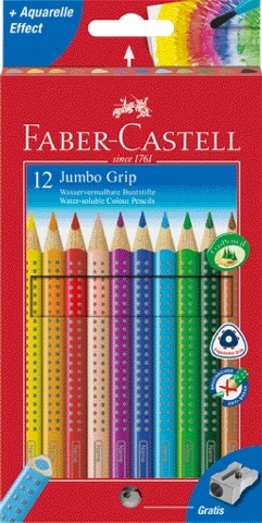 Faber Castell Farbstift JUMBO GRIP 12 Stück Packung