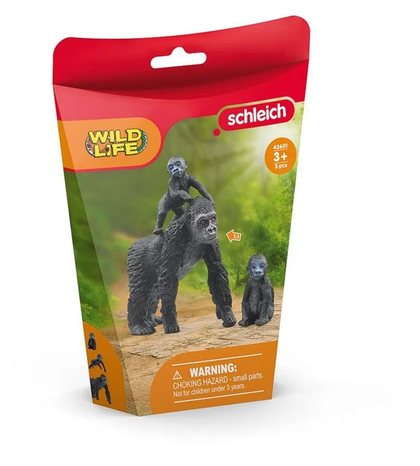Schleich 42601 Wild Life Flachland Gorillafamilie