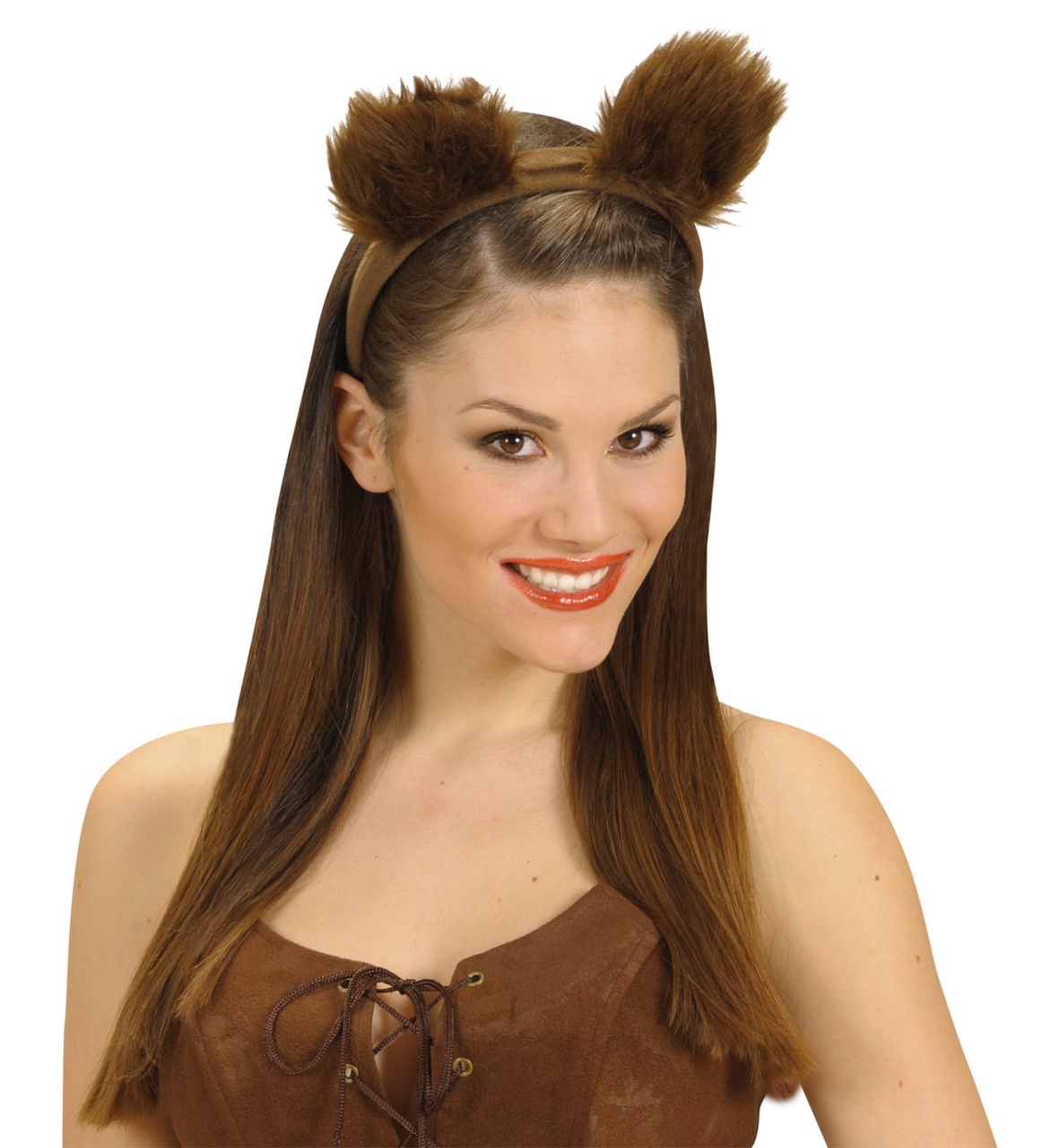Kostüm Zubehör Bären Ohren Haarreif aus Plüsch