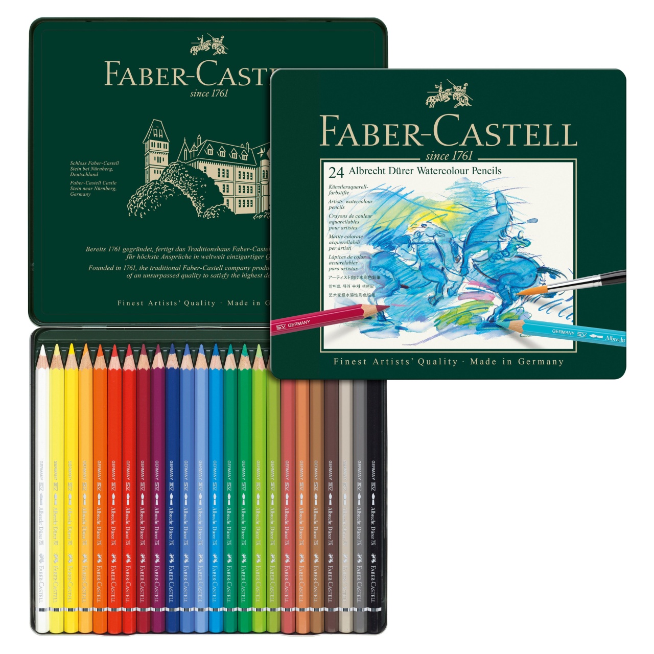 Faber-Castell Aquarellstift A.Dürer 24er Metalletui
