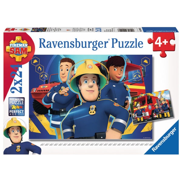 Ravensburger Puzzle Feuerwehrman Sam Puzzle 2x24 Teile
