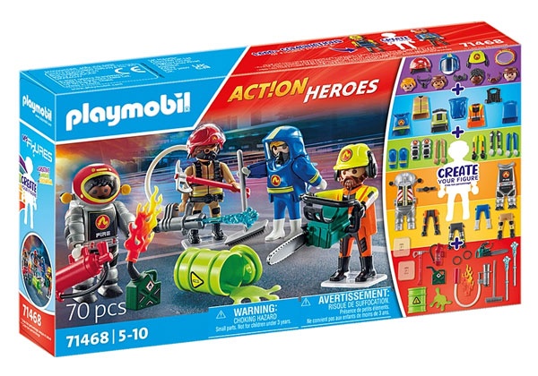 Playmobil Action Heroes 71468 My Figures Feuerwehr