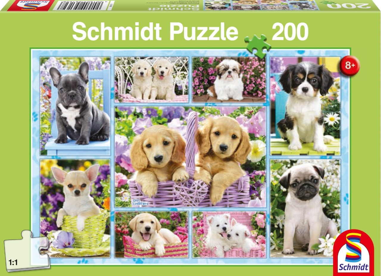 Schmidt Spiele Puzzle  Welpen 200 Teile