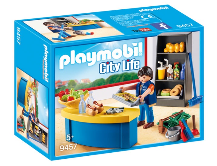 Playmobil 9457 City Life Hausmeister mit Kiosk