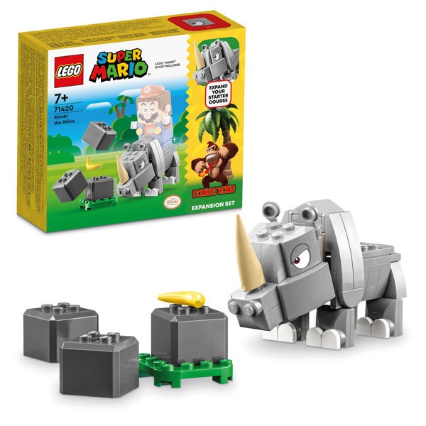 Lego Super Mario 71420 Rambi das Rhino - Erweiterungsset