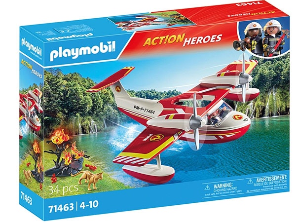 Playmobil Action Heroes 71463 Feuerwehrflugzeug mit