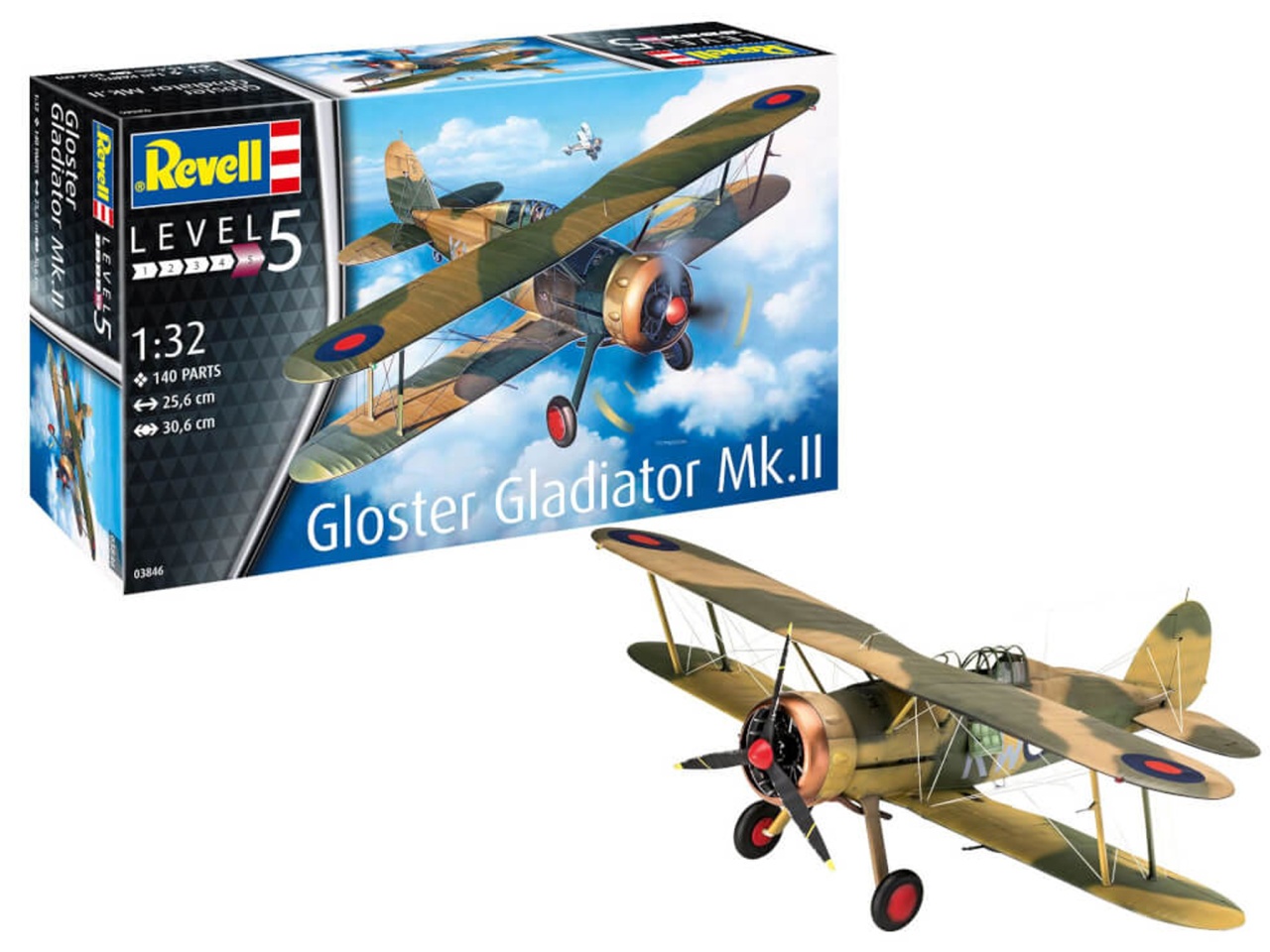 Revell 03846 Gloster Gladiator Mk. II Modellbausatz