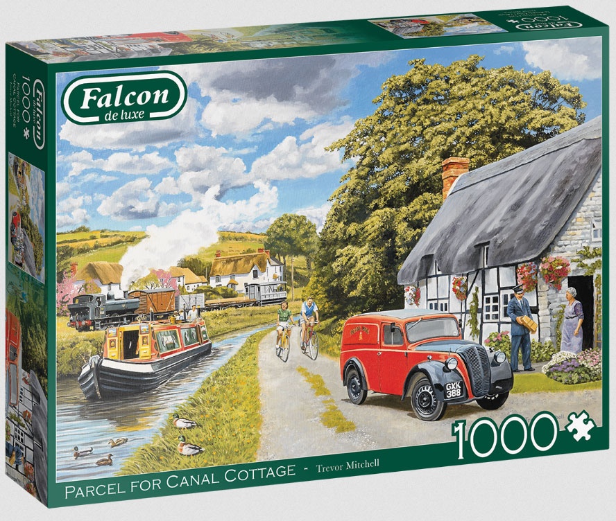 Puzzle Falcon de luxe Parcel for Canal Cottage 1000 Teile