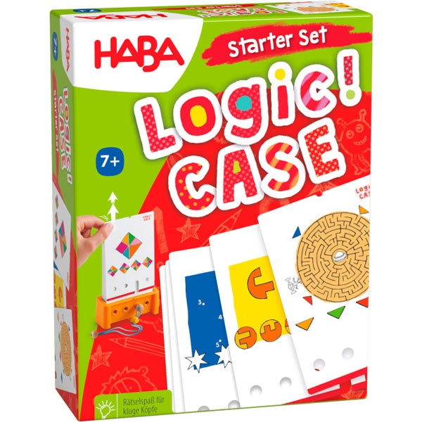 Haba Logic Case Starter Set rot Konzentrationsspiel