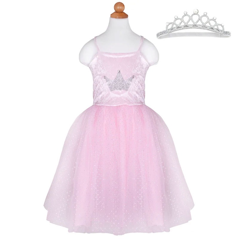 Kinderkostüm Pretty Pink Dress 5-6 Jahre 110 - 122