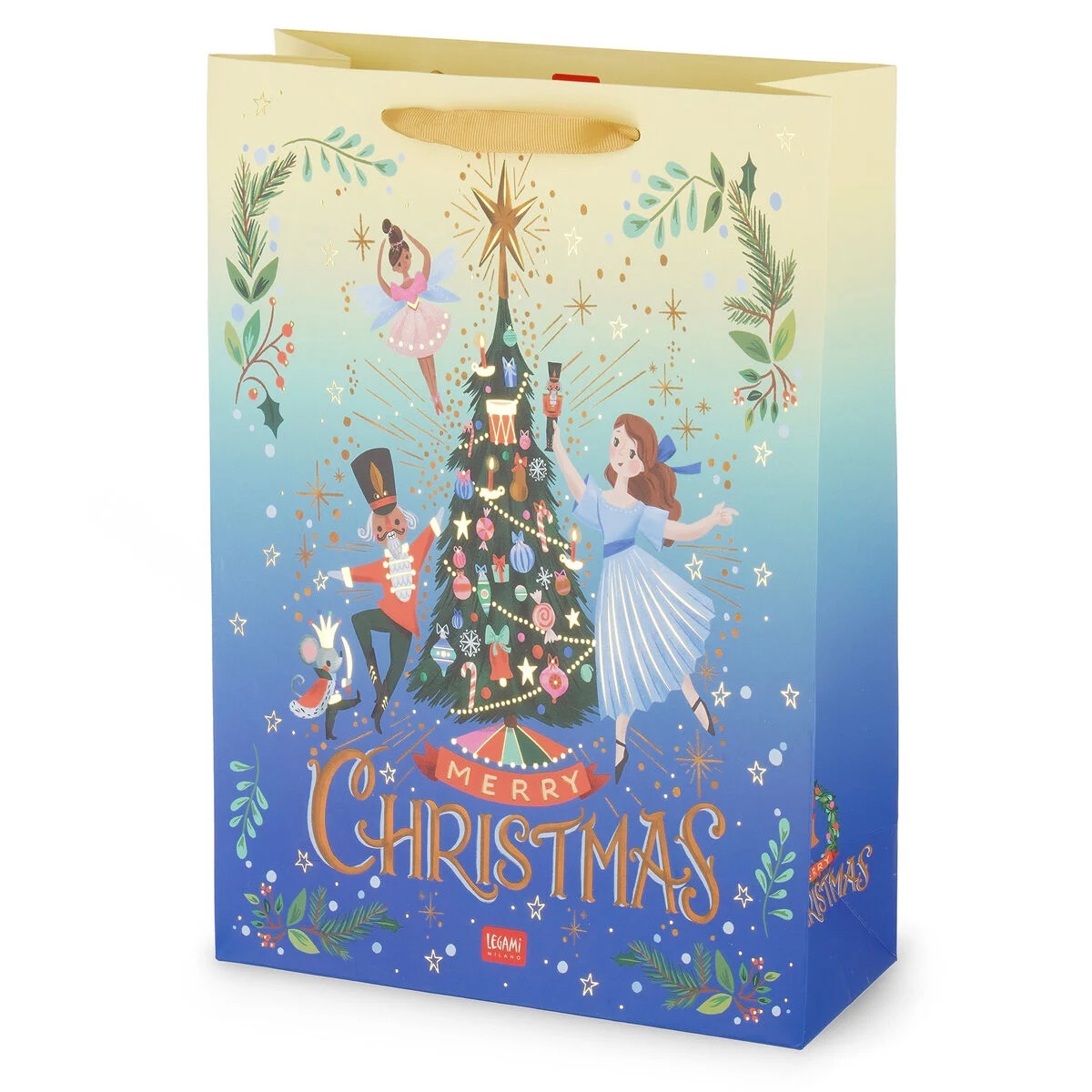 Weihnachtliche Geschenktüte -Weihnachtsbaum X-Large Legami