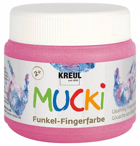 Mucki Fingerfarbe Feenstaub-Rosa