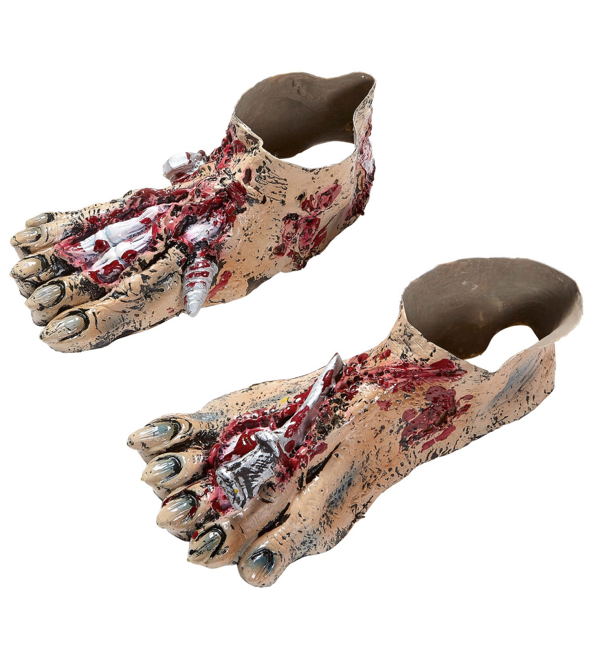Kostüm Zubehör Zombie Füße Halloween