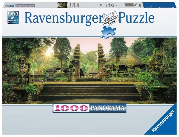 Ravensburger Panorama Puzzle Jungeltempel Pura Luhur 1000