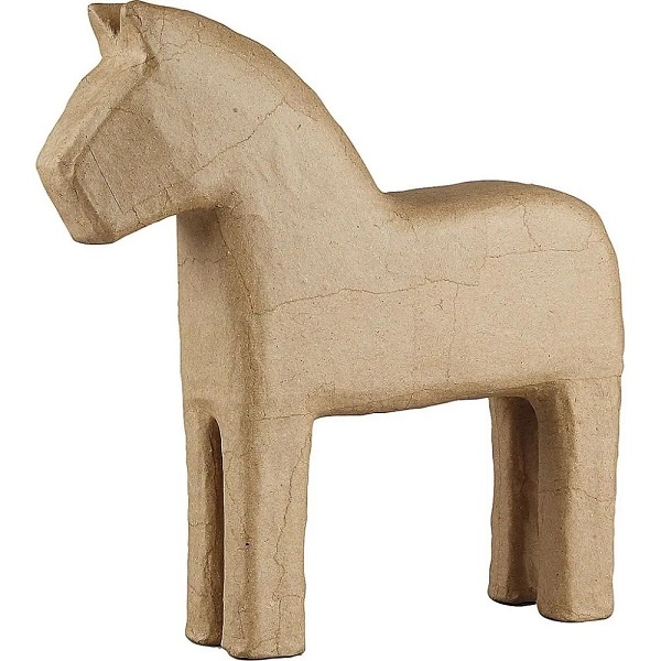 Pappmache Pferd 24,5 cm