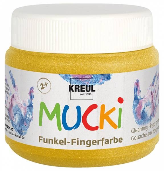 Mucki Funkel-Fingerfarbe Goldschatz 150 ml