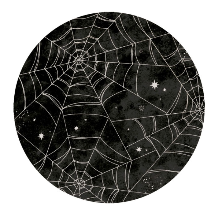 Halloween 8 Teller Spiderweb rund Papier 23 cm