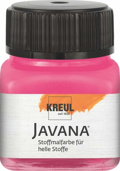 Kreul Javana Stoffmalfarbe für helle Stoffe pink 20 ml