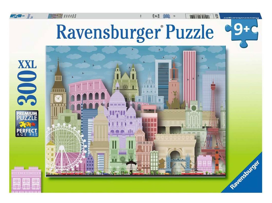 Ravensburger Kinderpuzzle 13355 - Buntes Europa