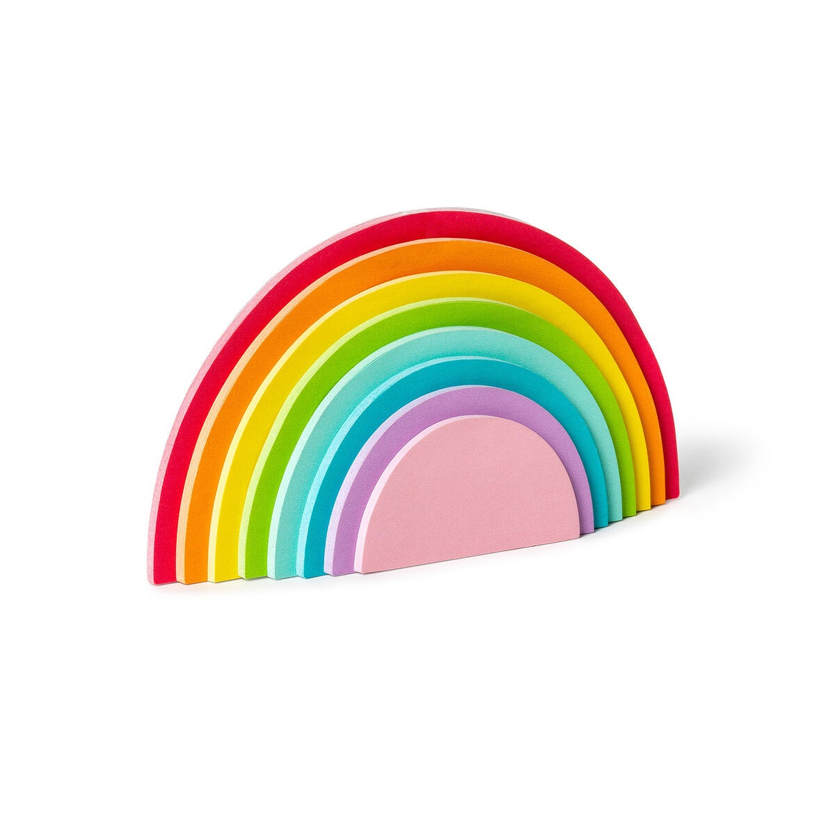 Notizblock mit Klebezettel - Regenbogen von Legami