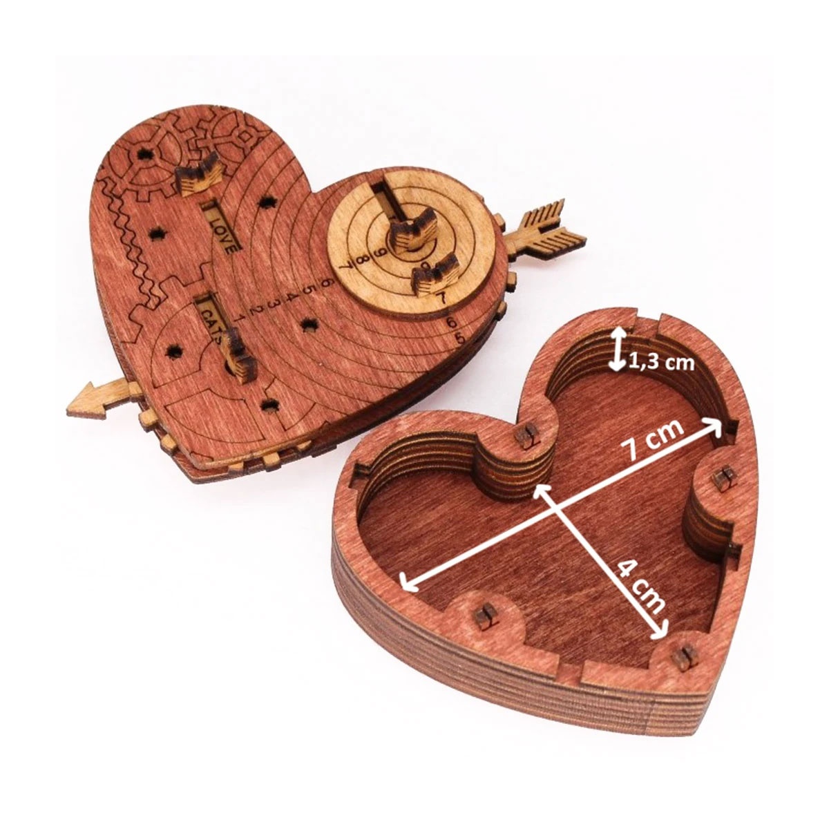 Cluebox Tin Woodmans Heart Eine mechanische Schatzkiste