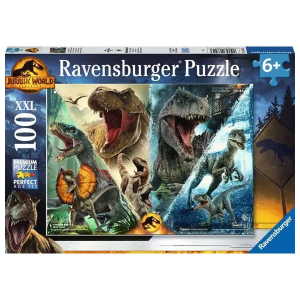 Ravensburger Puzzle Jurassic World Dominion Dinoarten 100XXL