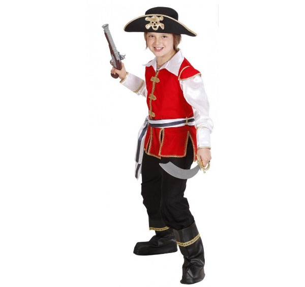 Kostüm Piraten Kapitän Piratenkostüm Gr. 158