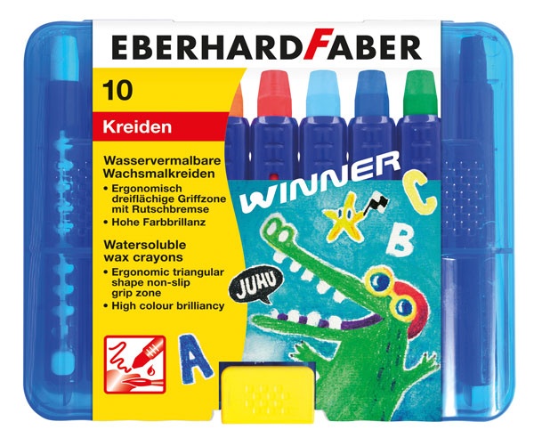 Faber Wachsmalkreiden Winner wasservermalbar