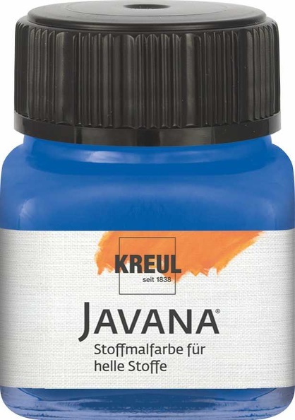 Kreul Javana Stoffmalfarbe für helle Stoffe royalblau 20 ml