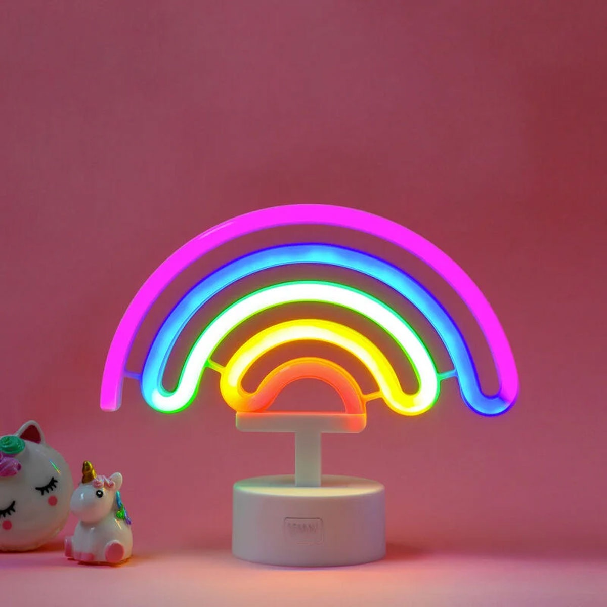 LED-Lampe mit Neoneffekt - Regenbogen von Legami