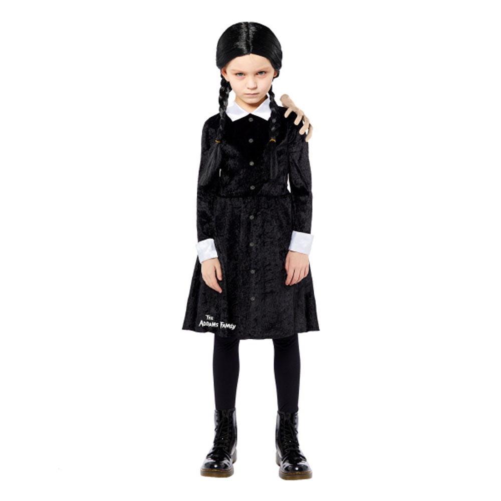 Kostüm Kinder Addams Family - Wednesday Alter 4 - 6 Jahre