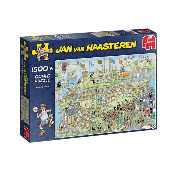 Jumbo Puzzle Jan van Haasteren Highland Games 1500 Teile