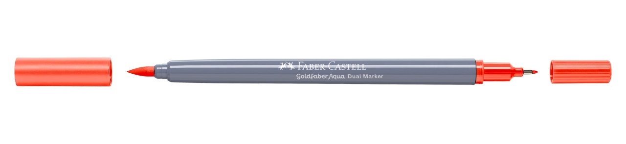 Faber Castell Gofa Aqua Dual Marker kadmiumorange dunkel