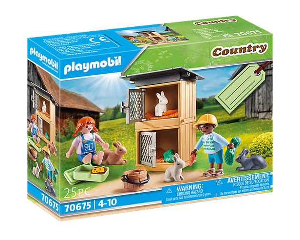 Playmobil 70675 Country Geschenkset Kaninchenfütterung