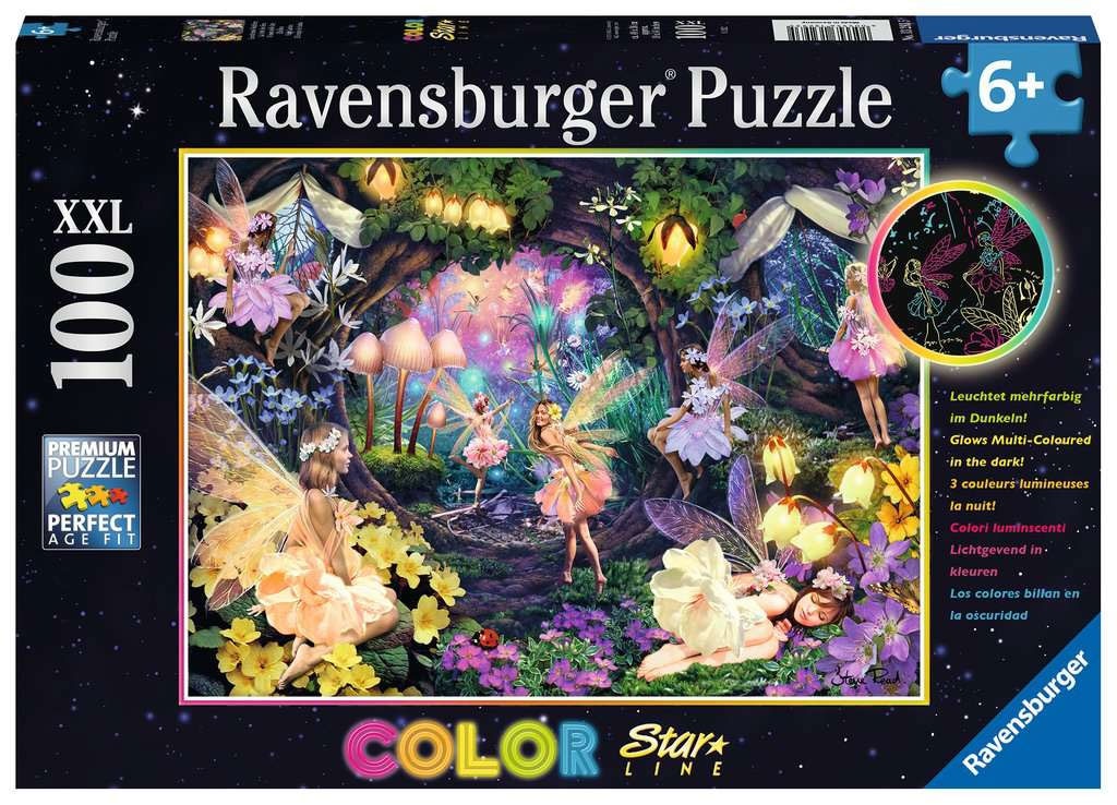 Ravensburger Puzzle Leuchtende Waldfeen 100 Teile